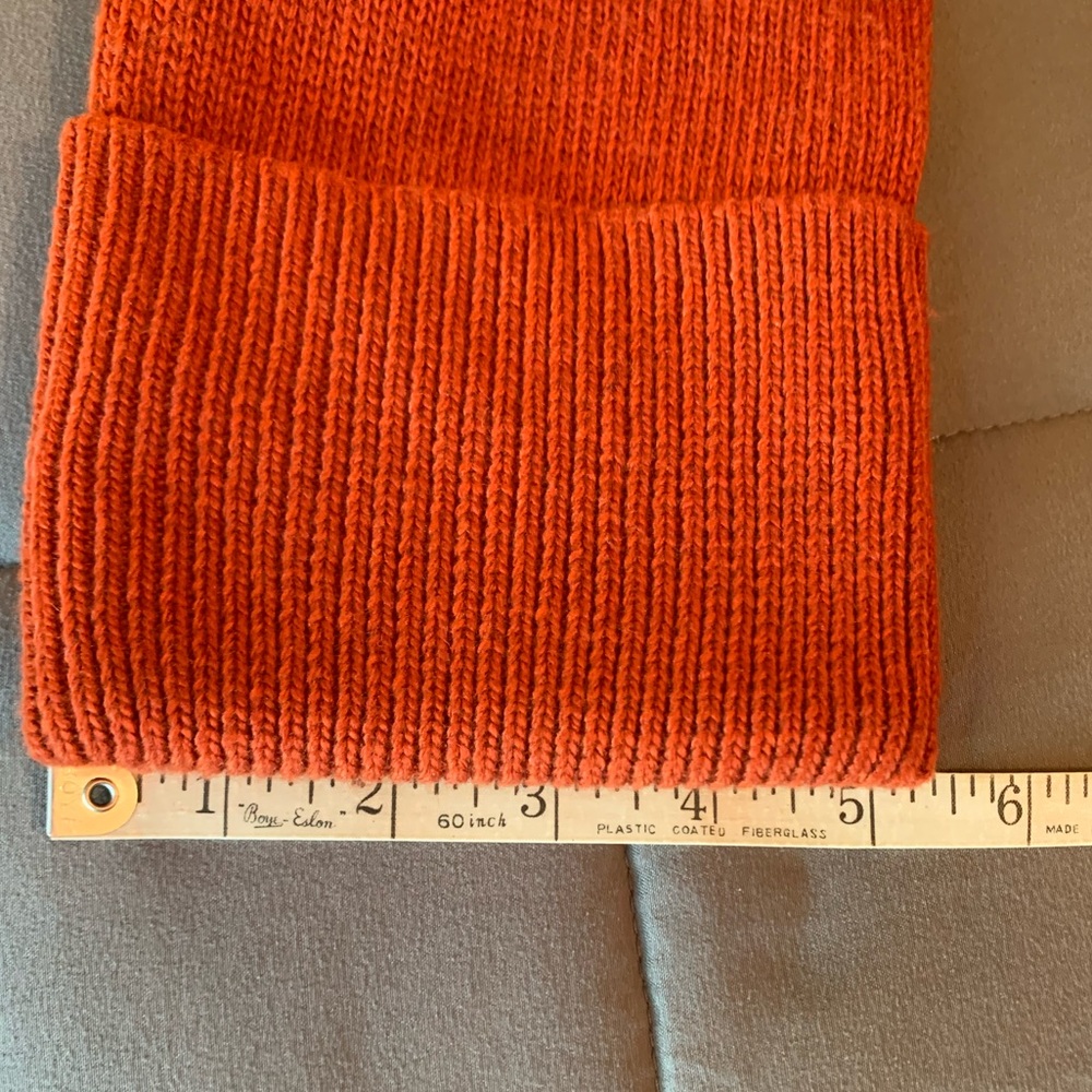 Talbots NWT burnt orange 3/4 sleeve turtleneck sweater size P (smalll?) petite - Picture 13 of 15